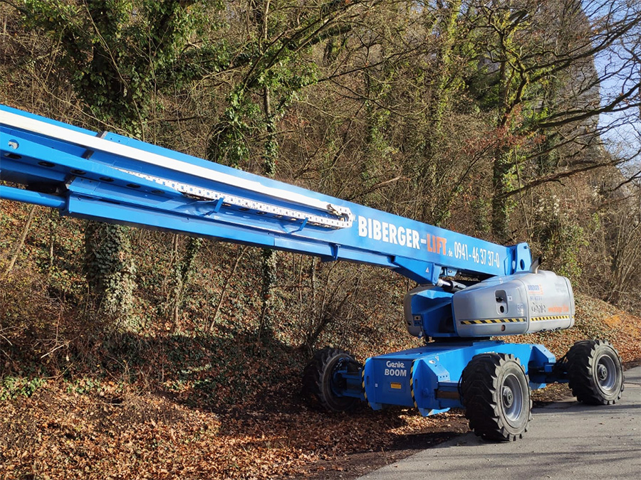 Nahaufnahme von einer Mastbühne